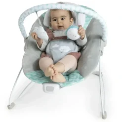 Shop All|Ingenuity 53.34cm Ity Bouncity Bounce Vibrating Deluxe Bouncer for Baby 0m+ Goji - cutbabycare.com | baby boutique & care hub