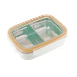 Shop All|Innobaby - Keepin' Fresh Stainless Steel Divided Bento Snack Box, 11 oz, Orange - cutbabycare.com | baby boutique & care hub