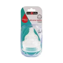 Shop All|Innobaby Aquaheat Silicone Nipple 2-Pack, Stage 3 - cutbabycare.com | baby boutique & care hub