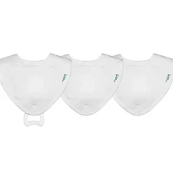 Shop All|Iplay - 3 Pk Muslin Stay-Dry Teether Bibs, White 0/12 Months - cutbabycare.com | baby boutique & care hub