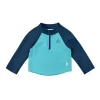 Shop All|Iplay - Baby Boy Long Sleeve Zip Rashguard Shirt, Blue - cutbabycare.com | baby boutique & care hub