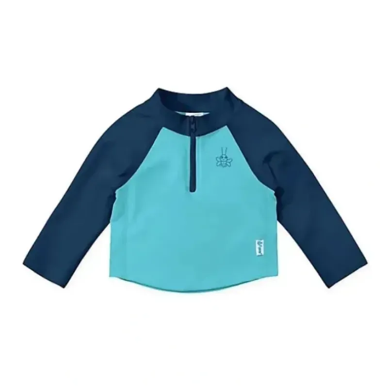 Shop All|Iplay - Baby Boy Long Sleeve Zip Rashguard Shirt, Blue - cutbabycare.com | baby boutique & care hub