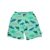 Shop All|Iplay - Classic Trunks with Built-in Reusable Absorbent Swim Diaper, Seafoam Simple Dino - cutbabycare.com | baby boutique & care hub