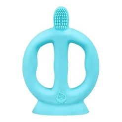 Bath Potty|Iplay - Learning Toothbrush Made From Silicone, Aqua, 9/18M - cutbabycare.com | baby boutique & care hub