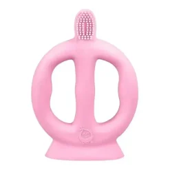 Bath Potty|Iplay - Learning Toothbrush Made From Silicone, Pink, 9/18M - cutbabycare.com | baby boutique & care hub