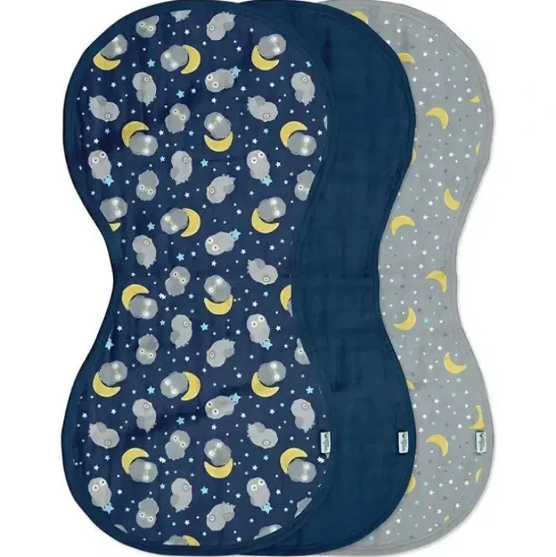 Shop All|Iplay - 3Pk Muslin Burp Cloths, Blue Owl - cutbabycare.com | baby boutique & care hub