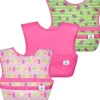 Health Safety|Iplay - Snap & Go Easy-Wear Bibs (3Pk), Pink Popsicles, 9/18 Months - cutbabycare.com | baby boutique & care hub