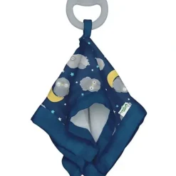 Health Safety|Iplay - Snuggle Blankie Teether, Blue Owl 0/12 Months - cutbabycare.com | baby boutique & care hub