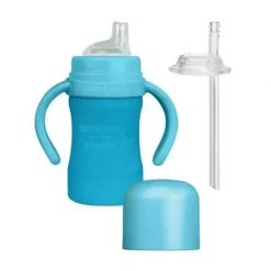 Shop All|Iplay - Sprout Ware Sip & Straw Cup Made From Plants, Aqua, 6M - cutbabycare.com | baby boutique & care hub