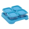 Health Safety|Iplay Fresh Food Glass Cubes 2 Oz 4 Pack - Aqua - cutbabycare.com | baby boutique & care hub