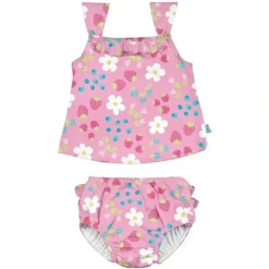 Shop All|Iplay Two-Piece Swimsuit Set Diaper-Light Pink Daisy Fruit - cutbabycare.com | baby boutique & care hub