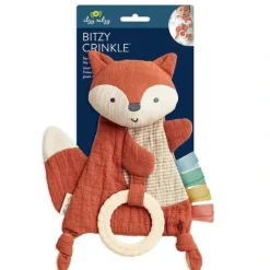 Shop All|Itzy Ritzy - Bitzy Crinkle Sensory Toy Fox with Crinkle Sound for Babies & Toddlers - cutbabycare.com | baby boutique & care hub