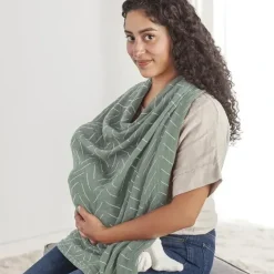 Nursing Feeding|Itzy Ritzy - Breastfeeding Boss Multi-Use Cover, Sage - cutbabycare.com | baby boutique & care hub