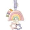 Stroller|Itzy Ritzy - Jingle Pink Rainbow Attachable Travel Toy - cutbabycare.com | baby boutique & care hub