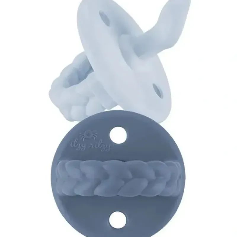 Shop All|Itzy Ritzy - 2Pk Orthodontic Silicone Pacifiers Sky & Surf, 0/6M - cutbabycare.com | baby boutique & care hub