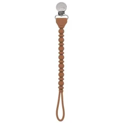 Shop All|Itzy Ritzy - Silicone Pacifier Clip, Hazelnut - cutbabycare.com | baby boutique & care hub