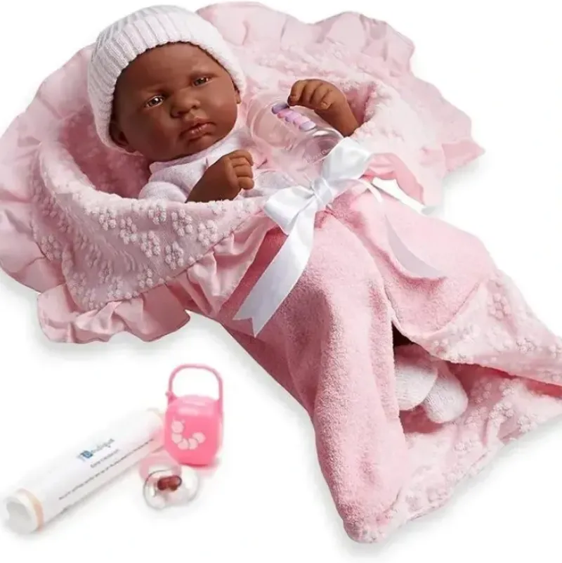 Shop All|JC Toys - Newborn Soft Body Boutique Baby Doll, 15.5-Inch, African American - cutbabycare.com | baby boutique & care hub