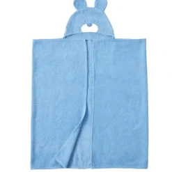 Bath Potty|Jiggle & Giggle Cotton Danny Dog Hooded Towel Baby Bath Wash Clothing Blue - cutbabycare.com | baby boutique & care hub