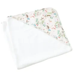 Bath Potty|Jiggle & Giggle Cotton Baby/Infant Hooded Bath Towel Enchanted Printed Jersey - cutbabycare.com | baby boutique & care hub