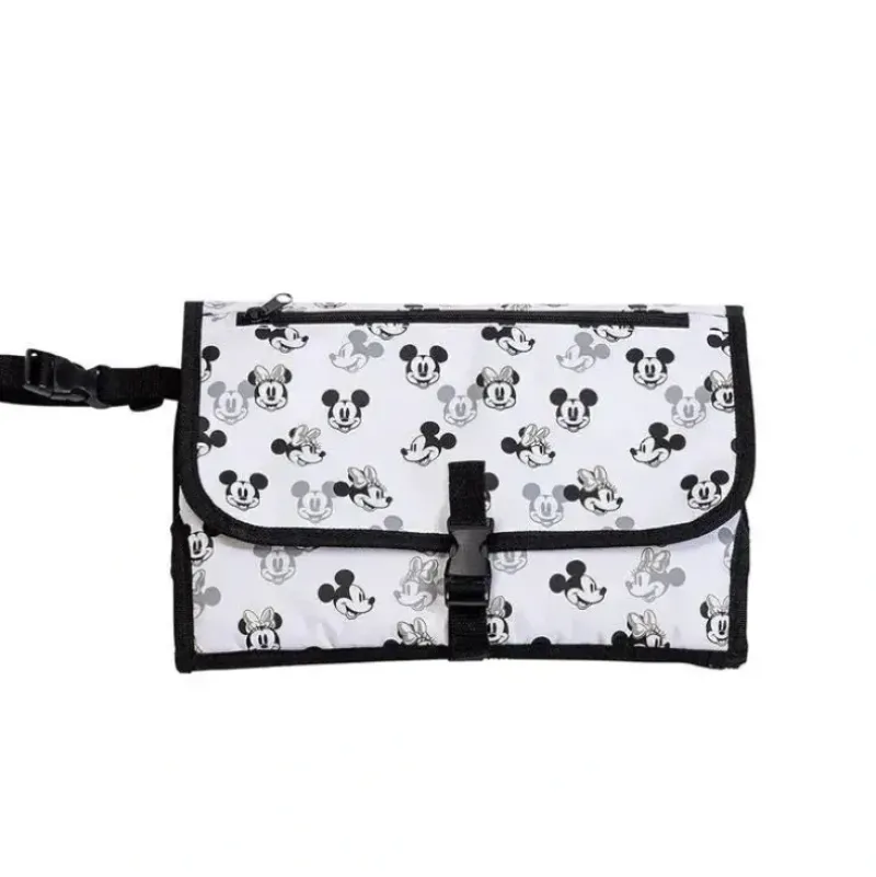 Stroller|J.L. Childress - Disney Baby Portable Diaper Changing Station, Mickey Minnie Ivory - cutbabycare.com | baby boutique & care hub