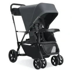 Stroller|Joovy - Caboose UL Sit and Stand Double Stroller - Jet Black - cutbabycare.com | baby boutique & care hub