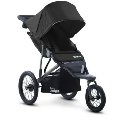 Health Safety|Joovy - Zoom 360 Ultralight Jogging Single Stroller, Black - cutbabycare.com | baby boutique & care hub