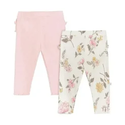Shop All|Just Born - 2Pk Baby Girl Leggings, Vintage Floral - cutbabycare.com | baby boutique & care hub