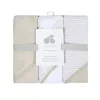 Bath Potty|Just Born - 3Pk Terry Hooded Towel, Natural Foliage - cutbabycare.com | baby boutique & care hub