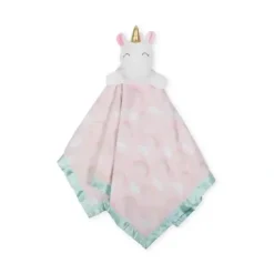 Stroller|Just Born - XL Plush Unicorn Security Blanket, Pink - cutbabycare.com | baby boutique & care hub