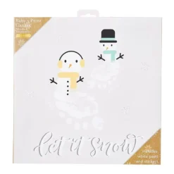 Shop All|Kate & Milo Snowman Sibling Print Canvas And Paint Kit - cutbabycare.com | baby boutique & care hub