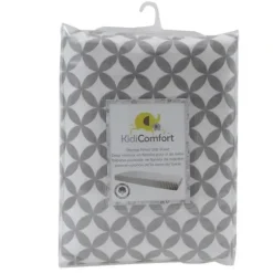 Shop All|Kidicomfort 100% Cotton Grey Diamond Baby Fitted Crib Sheet - cutbabycare.com | baby boutique & care hub