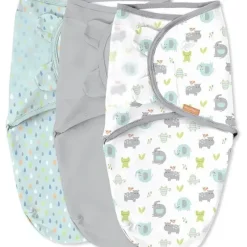 Car Seats|Kids Ii - 3Pk Swaddleme Original Swaddle, Jungle Drops - cutbabycare.com | baby boutique & care hub