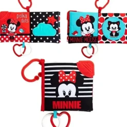 Stroller|Kids Preferred - Disney Black & White Minnie Soft Book - cutbabycare.com | baby boutique & care hub
