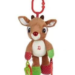 Stroller|Kids Preferred - Rudolph The Red-Nosed Reindeer On The Go Teether Developmental Activity Toy, 12 inches - cutbabycare.com | baby boutique & care hub