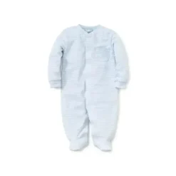 Shop All|Kissy Kissy - Baby Boy Stripes Footie, Light Blue - cutbabycare.com | baby boutique & care hub