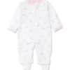 Shop All|Kissy Kissy - Peppy Pups Zip Footie, Pink - cutbabycare.com | baby boutique & care hub