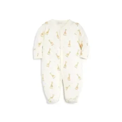 Shop All|Kissy Kissy - Sophie La Girafe Print Footie, Ecru - cutbabycare.com | baby boutique & care hub