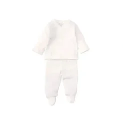 Shop All|Kissy Kissy Pointelle Cross Tee/Pant Set, White - cutbabycare.com | baby boutique & care hub