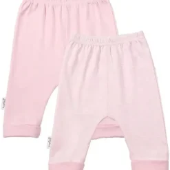 Shop All|Kushies 2 Pack Cuffed Pant - Pink solid / stripe - cutbabycare.com | baby boutique & care hub