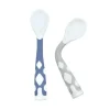 Shop All|Kushies - 2Pk Silibend Spoon, Sand/Blue - cutbabycare.com | baby boutique & care hub