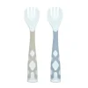 Shop All|Kushies Baby - Silibend Forks, 2pack, Sand / Blue - cutbabycare.com | baby boutique & care hub