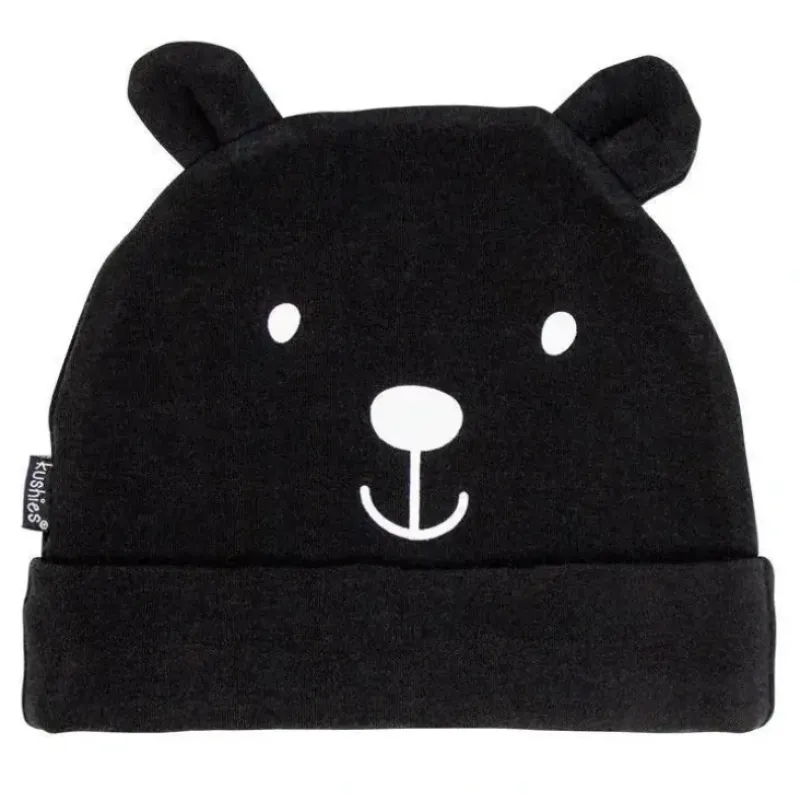 Shop All|Kushies Baby Hat - Black Solid - cutbabycare.com | baby boutique & care hub