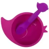 Shop All|Kushies Baby Silibowl & Spoon Set, Girl - cutbabycare.com | baby boutique & care hub