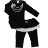 Shop All|Kushies Mini Ls Bodysuit & Skirt Legging Set - cutbabycare.com | baby boutique & care hub