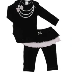 Shop All|Kushies Mini Ls Bodysuit & Skirt Legging Set - cutbabycare.com | baby boutique & care hub