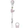 Shop All|Kushies Silibeads Silicone Pacifier Clip - New Heart - cutbabycare.com | baby boutique & care hub