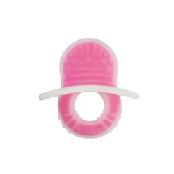 Shop All|Kushies Silicone Teether-Girl, Pink | Baby Teethers - cutbabycare.com | baby boutique & care hub