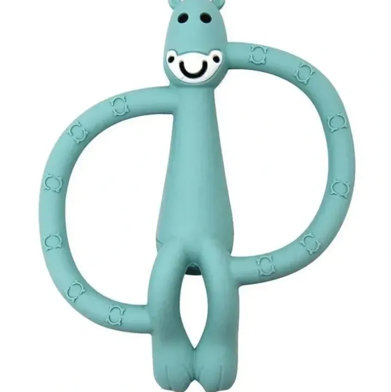 Shop All|Kushies Silisafari Silicone Teether Hippo - cutbabycare.com | baby boutique & care hub