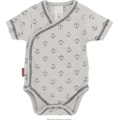 Shop All|Kushies St Tropez Boy Wrap Body Suit Grey - Preemie | Baby Bodysuit - cutbabycare.com | baby boutique & care hub