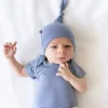 Shop All|Kyte Baby - Bamboo Baby Knotted Cap In Slate - cutbabycare.com | baby boutique & care hub